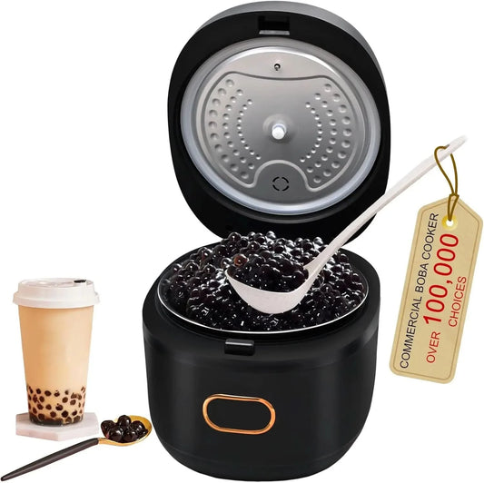 Automatic Boba Maker Machine, Tapioca Pearl Maker, 5L/1.3 GAL Brown Sugar Pearl Cooker, Smart Touch Control Panel Boba Maker, Co - M & M Global