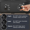 Double Slow Cooker with Two 1.25 QT Portable Dual Crock Pots for Home and Outdoor Use Ideal for Buffet Servers and Food Warmers