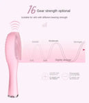 Electric Facial Cleansing Brush Deep Pore Cleaning Sonic Vibration Waterproof Acne Blackhead Remover Pore Cleaner Silicone - M & M Global