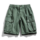 Summer Men Cargo Cotton Shorts Mens Multi Pocket Casual Shorts Spring Mens Jogger Pants Fashion Beach Shorts Dropshipping LZLLTT