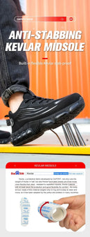 Lace-up breathable soft sole comfortable anti-smash anti-puncture men's casual labour insurance shoes
