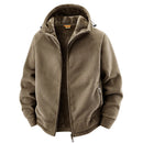 Men's Warm Jacket, Sports Hooded Sweatshirt, Oligon Fabric Coat, High-quality Design, Warm Coat with Fashionable Hood 2025 New