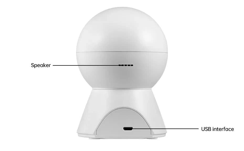 KERUI 5MP 4K Tuya Smart Mini WiFi IP Camera Indoor Wireless Home Security AI Human Detect CCTV Surveillance Camera Auto Tracking - M & M Global