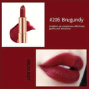 3 Colors Matte Lipstick Set Lip Stick with Sliver Chain Bag Package Non-Stick Cup Long Retractable Red Lipstick Set 3.5gx3