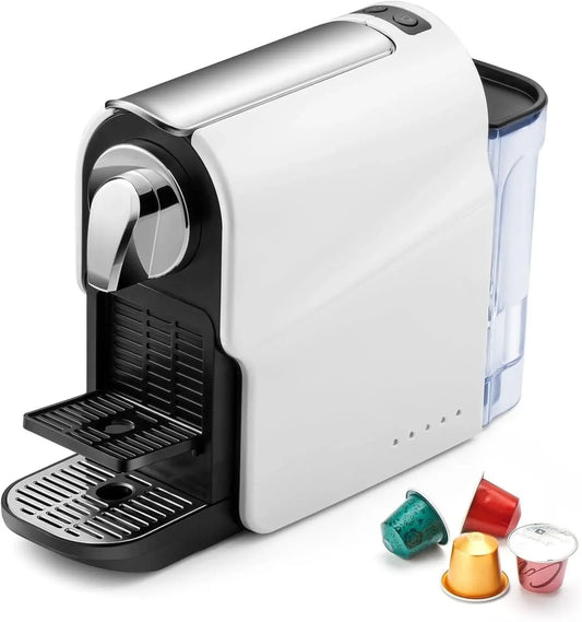 Espresso Pod Machine for Home, Compact Capsule Coffee Maker for NS Original Pods, 20 Bar High Pressure Pump, 22oz Removable Wate - M & M Global