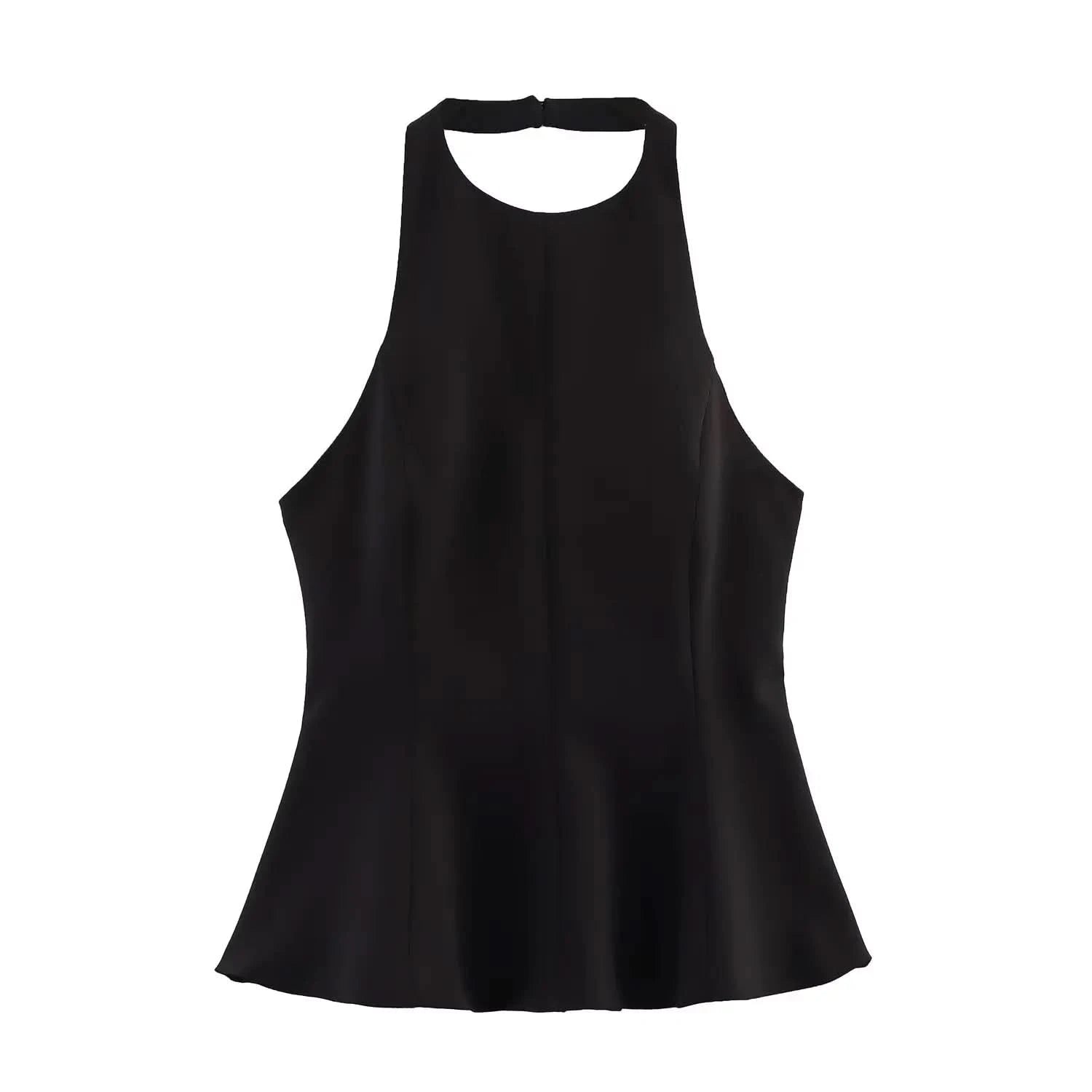 TFMLN Women's Sexy Halter Vest Tops 2025 New Sleeveless Tank Tops Fashion Women Casual Summer Elegant Backless Sexy Tops Pink - M & M Global