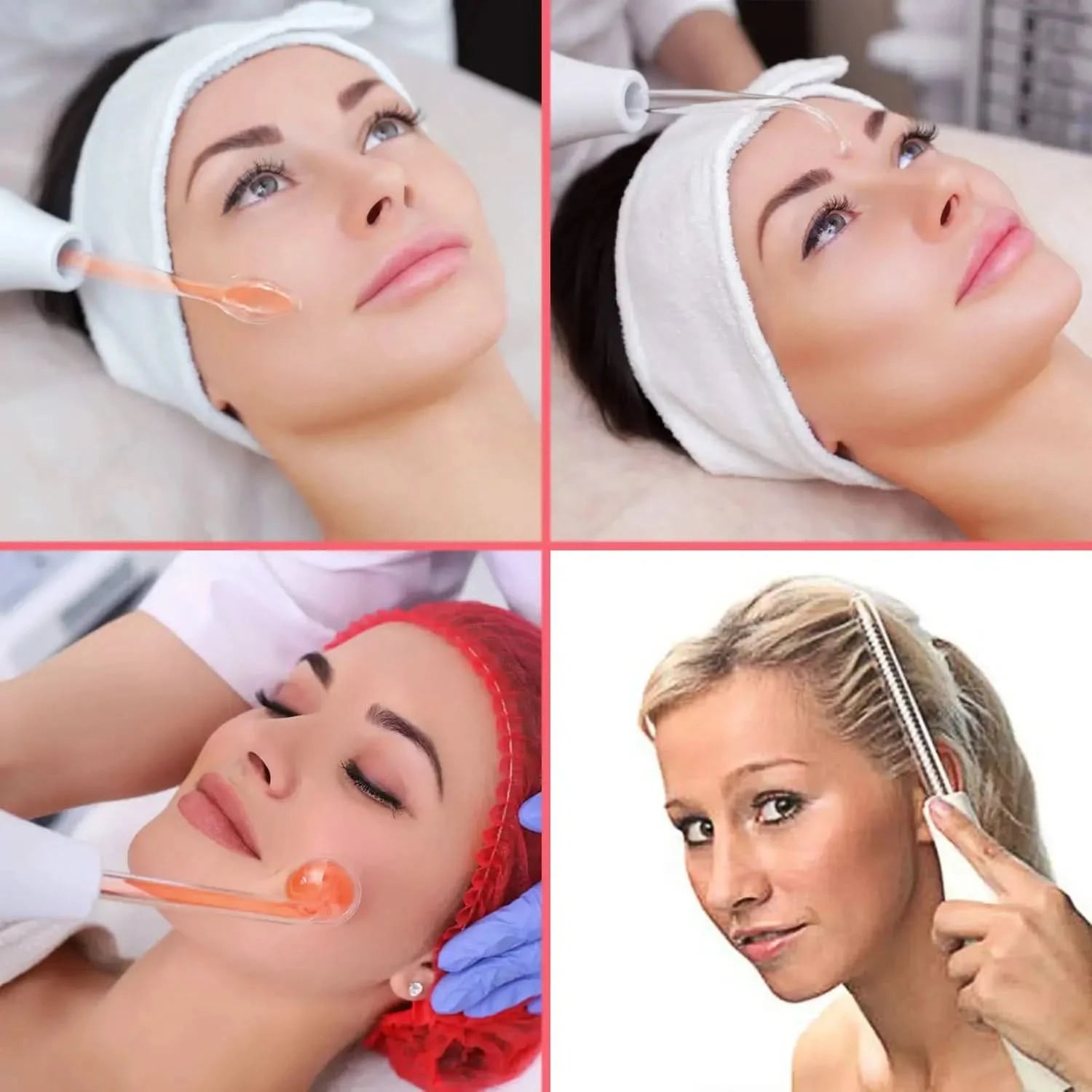 Portable High Frequency Facial Machine Skin Therapy Acne Spot Wrinkles Remover Beauty Facial Care Acne Spot Wrinkles Remover - M & M Global