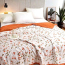 AB double board design Chinese Acacia Red Bean Printed Summer Quilt, delicate texture, care for your sleep - M & M Global