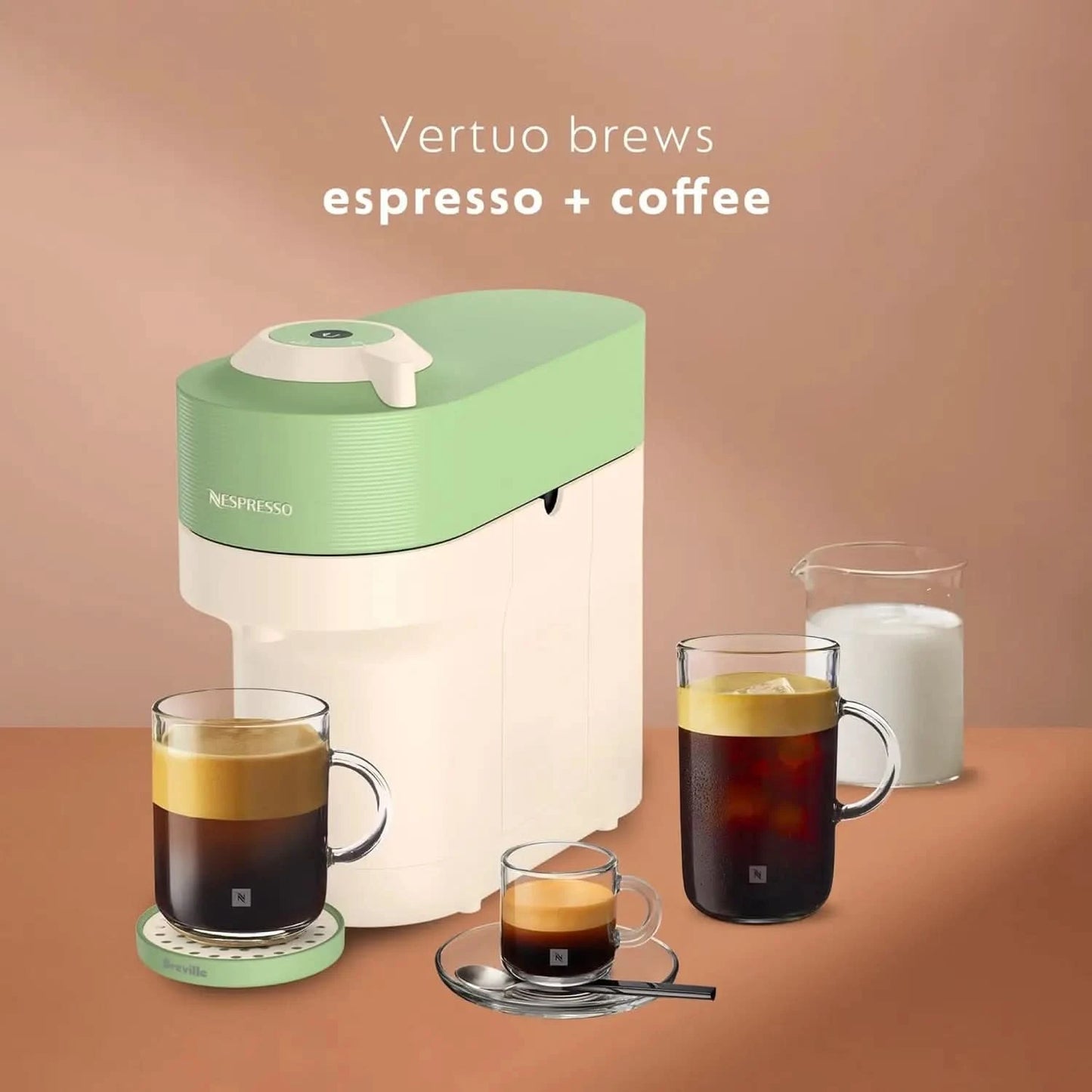 Vertuo Pop+ Summer Limited Edition by Breville, Pistachio - M & M Global