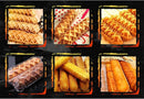 Electric Crispy Corn Hotdog Waffle Maker ， Mini French Muffin Hot Dog Lolly Stick Sausage Machine Breakfast Pan Baking Grill - M & M Global