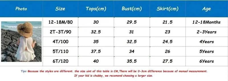 2PCS Kids Sets Summer Girl Clothes Children Hollow Lace Sleeveless Tops Shorts Set Fashion Baby Girl Cardigan Fake Two Suit - M & M Global