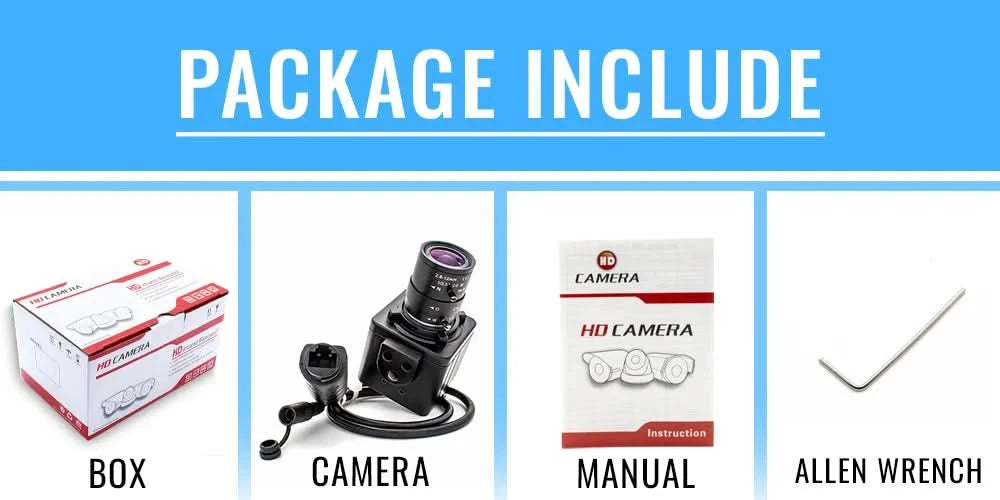 WGWK 4K CMOS POE Digital Live Stream Camera 3/4/5/8MP HD Security Protection Webcam Industrial 2.1/5-100mm Manual Varifocal Lens - M & M Global