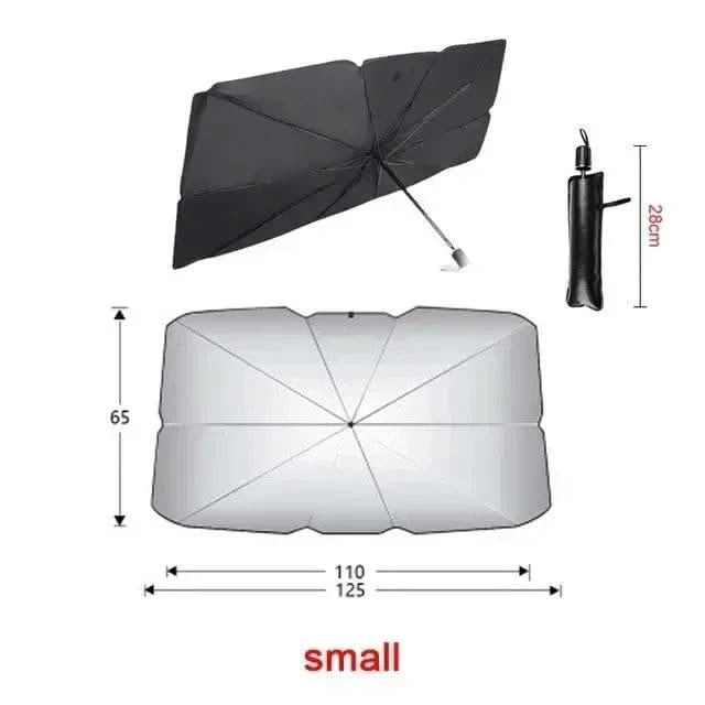 Car Sunshade Umbrella For Auto Shading Car Sun Shade Protector Parasol Summer Sun Interior Windshield Protection Curtain - M & M Global