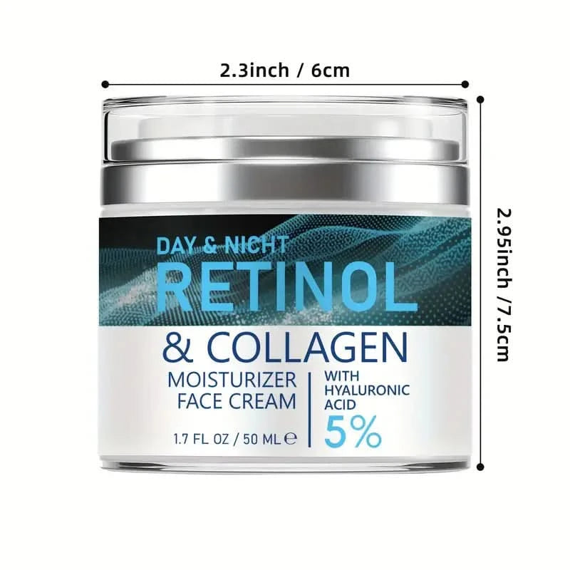 ENVISHA Face Skin Care Retinol Collagen Cream Anti-aging Wrinkle Deep Hydration Moisturizing Skin Health Whitening Exfoliation - M & M Global