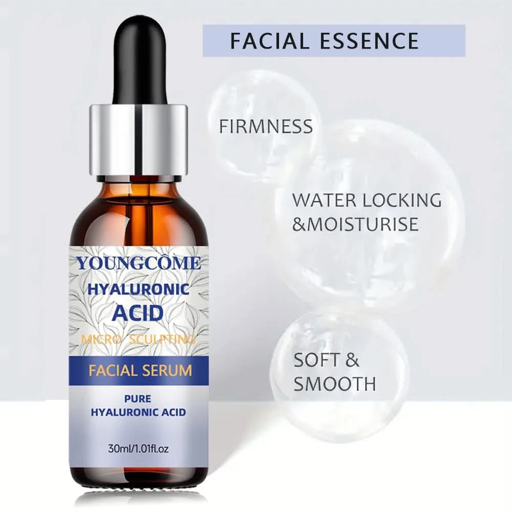 YOUNGCOME Hyaluronic Acid Facial Serum Nourishes The Skin Remover Moisturizing Repair Anti-aging Essence Facial Skin Care - M & M Global