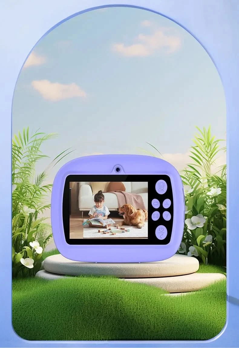 Smart Digital Dual Lens Selfie Camera Kids Toys Birthday Gift Kids Instant Print Camera Thermal Printer Video Recorder Portable - M & M Global