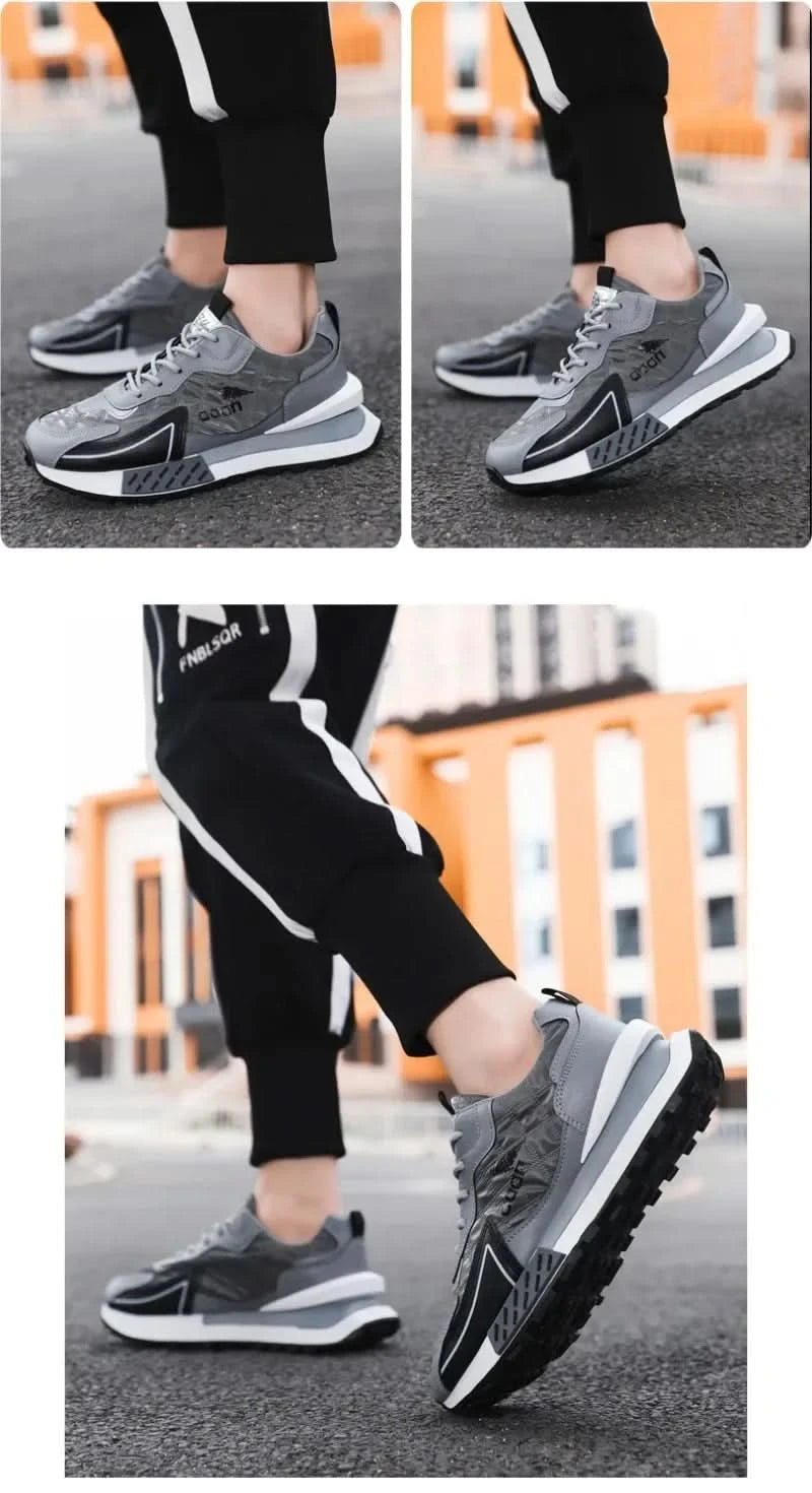 Men Sneakers Autumn Fashion Breathable Running Shoes Outdoor Jogging Sports Trainers Platform Non-slip - M & M Global