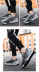 Men Sneakers Autumn Fashion Breathable Running Shoes Outdoor Jogging Sports Trainers Platform Non-slip - M & M Global