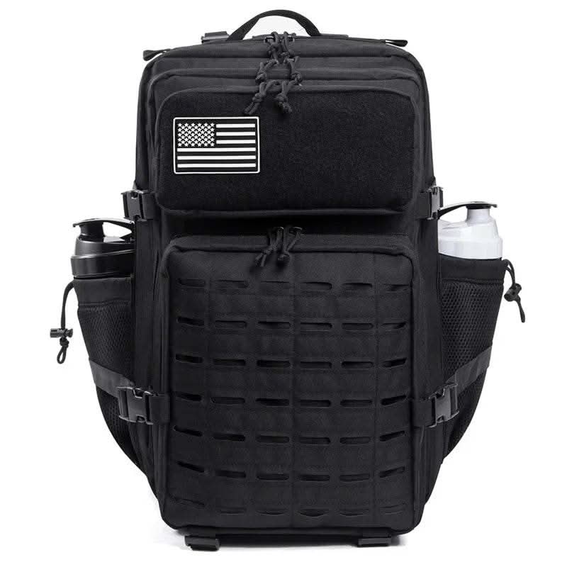25L/45L Tactical Backpack for Men and Women Outdoor Survival Bug Out Bag Small School Rucksack Hking with Bottle Holder - M & M Global
