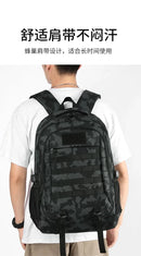 New cross-border outdoor tactical bag, large-capacity backpack, multi-functional leisure travel mountaineering bag, camouflage d - M & M Global