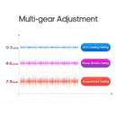 4-head Cervical Massager Strength Adjustment USB Charging Intelligent Voice Heating Neck Massager Neck Care White - M & M Global