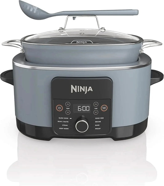 MC1001 Foodi PossibleCooker PRO 8.5 Quart Multi-Cooker, with 8-in-1 Slow Cooker, Dutch Oven, Steamer, Glass Lid Integrated Spoon - M & M Global