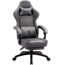 Dowinx Gaming Chair Breathable PU Leather Gamer Chair with Pocket Spring Cushion, Ergonomic Computer Chair with Lumbar Support