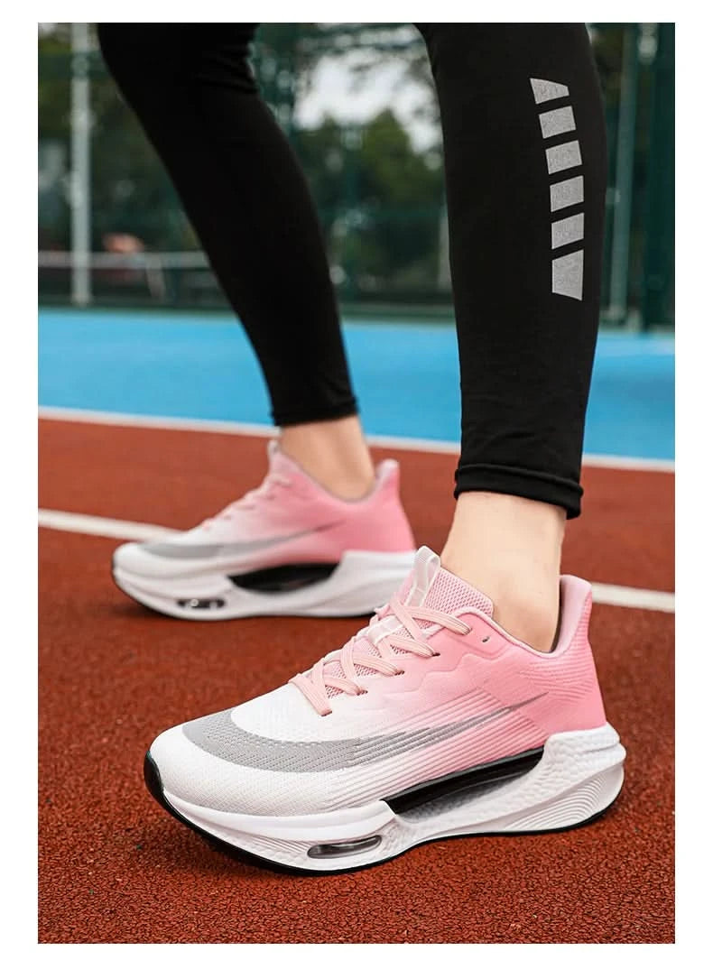Men Running Sneaker Air Cushion Marathon Running Shoes Breathable Runner Trainers Women Platform Sports Shoes Speciality Sneaker - M & M Global