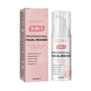 EELHOE 5 in 1 Face Serum for Glowing Skin Firming Micro Face Cream Anti Wrinkle Shrink Pores Cleansing Mousse Facial Skin Care - M & M Global