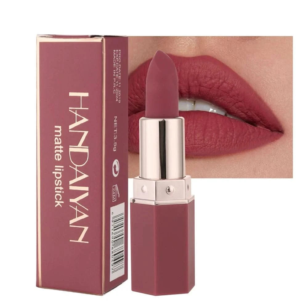 6-Color Matte Lipstick , Non-Fading, Non-Stick Cup Long-Lasting Velvet Finish, Smooth Matte Lip Color Waterproof Smudge-proof - M & M Global
