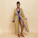 Para Praia Kimono Beach Robe 9 Colors Bikini Cover Ups Beachwear Femme Long Dress Sarong Women Loose Cardigan Swimsuit Covers - M & M Global