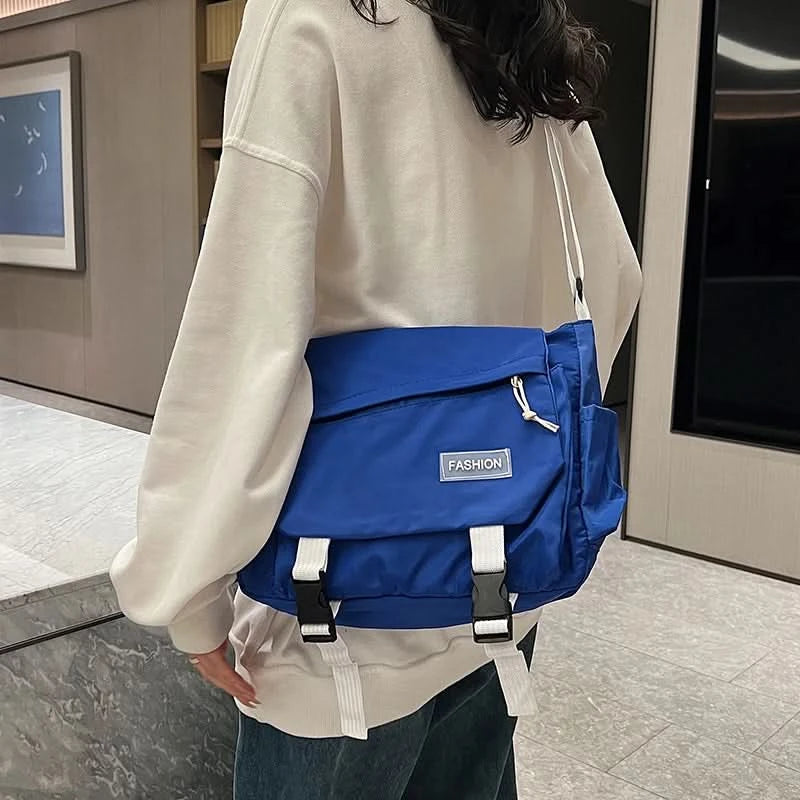 Ladies Messenger Bags Young Fashion Women's Handbags Crossbody Bags Large Capacity Sling Shoulder Bags Nylon School Bag - M & M Global