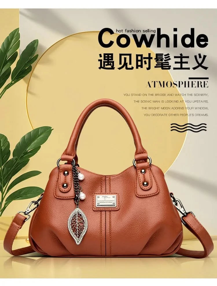 Women'S Bag 2025 New Designer Mid Year Lady Mom Crossbody Large High-Capacity Handbag - M & M Global