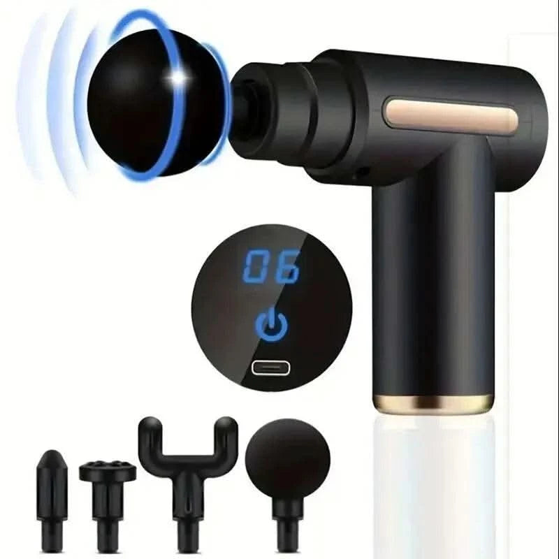 99 Level Massage Gun Fascia Deep Muscle Relax Body Neck Massager Electric Fitness Equipment Noise Reduction Male Female - M & M Global