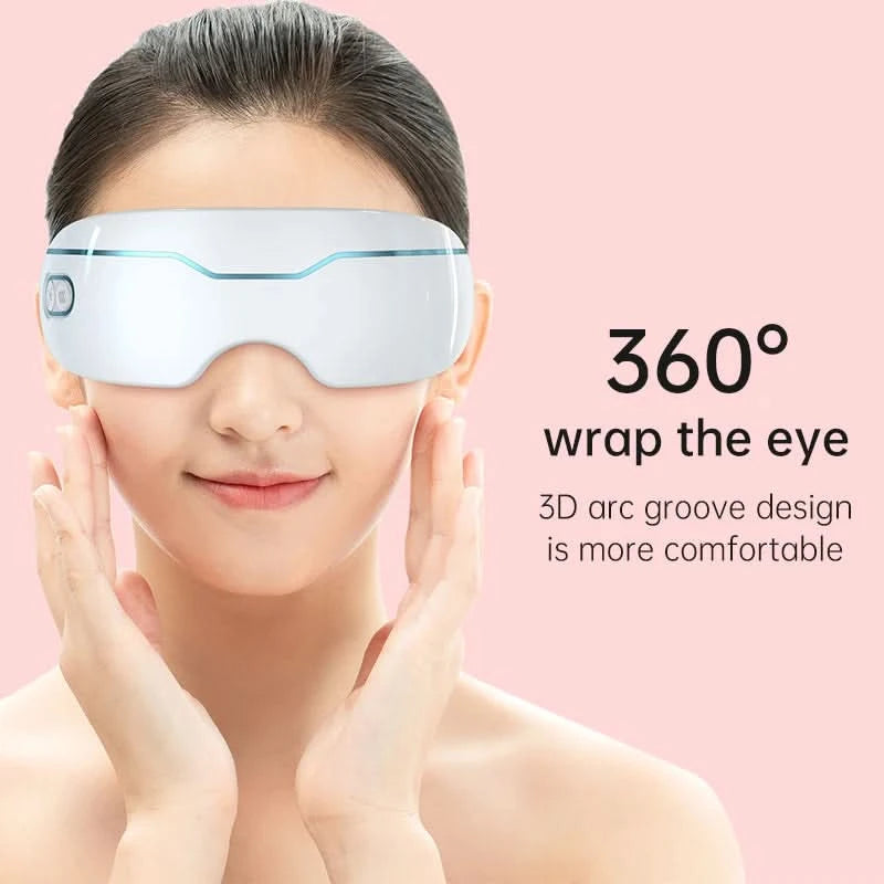 Electric Nano Steam Eye Massager Atomizing Eye Acupressure Massage Relieve Fatigue Dark Circles Improve Sleep Eye Care Machine - M & M Global