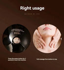 Gold Electric Facial Beauty Instrument Lifting And Firming Facial Eye Massager Household Vibration Ultrasonic Massager - M & M Global