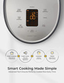 Rice Cooker 6 Cup Uncooked / 12 Cup Cooked, Modern Fuzzy Logic Rice Cooker Small with Delay Timer & Keep Warm Setting, Versatile - M & M Global