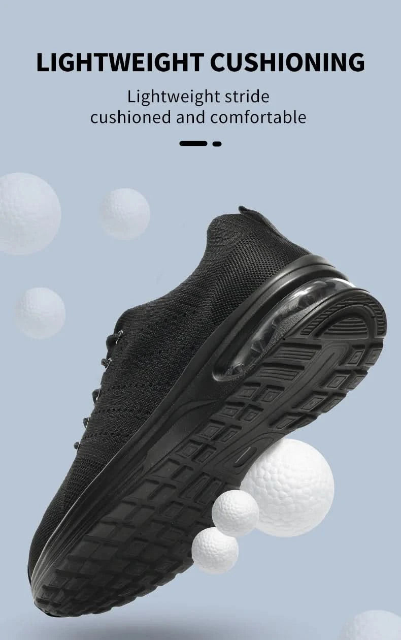 Men's Work Safety Shoes, Steel Toe Shoes, Puncture Resistant Impact Resistant Wear-resistant Outdoor Fashionable Sports Shoes