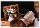 Light luxury women's bag 2025 new high-end color contrast single shoulder underarm bag designer fashionable crossbody small squa - M & M Global