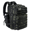 LHI 45L/35L/25L Tactical Backpack for Men and Women Waterproof Athlete Gym Outdoor Bag Travel Hiking Rucksack with Bottle Holder - M & M Global