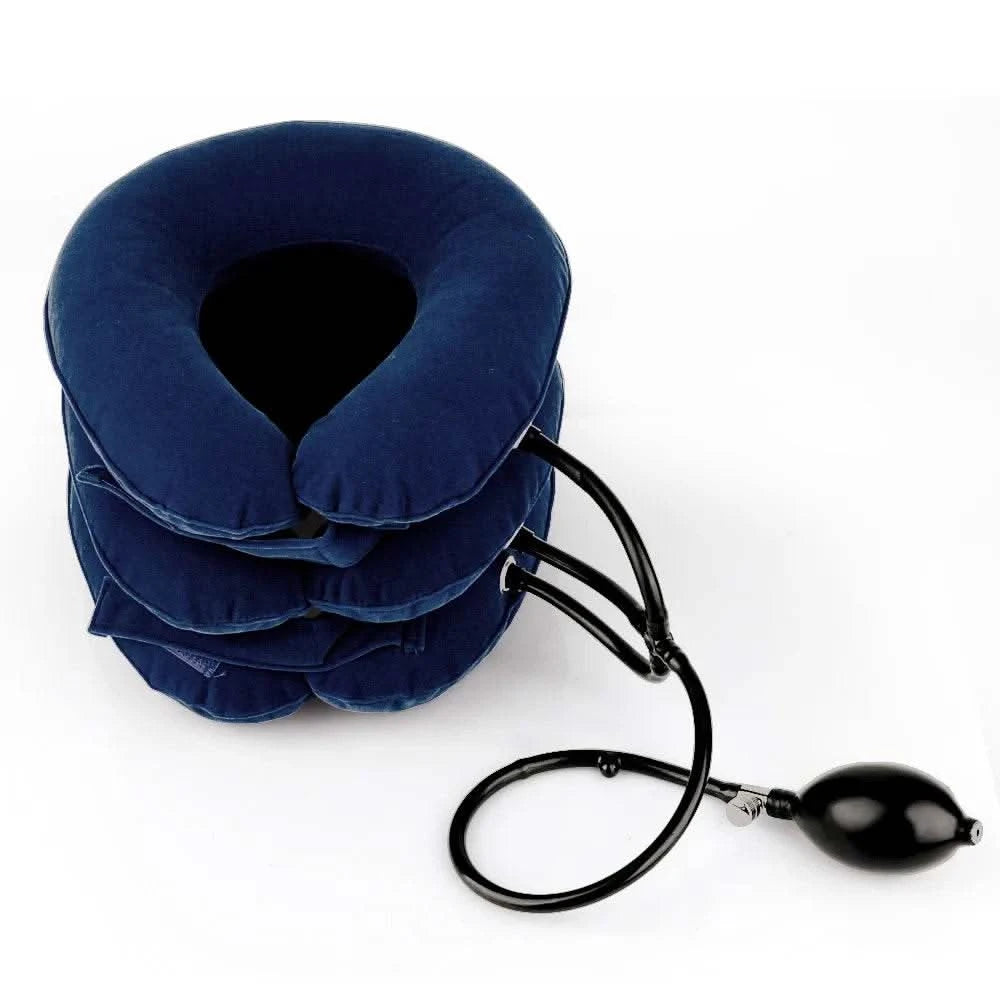 Cervical Neck Traction Medical Correction Device Cervical Support Posture Corrector Neck Stretcher Relaxation Inflatable Collar - M & M Global