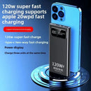 Quality BCAK New 120W Power Bank 20000mAh Super Fast Charging Large Capacity Mobile Power Supply - M & M Global