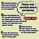 GREATWALL Translation Ear Clip, Touch Control,No Delay,High Definition Sound Quality, Can Translate 144 Languages Online