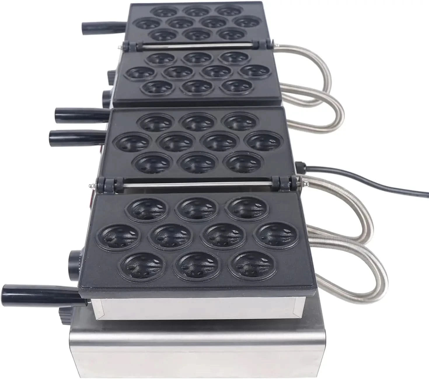 Walnut Waffle Maker Machine 1500W 20PCS Walnut Crisp Maker Electric Walnut Sweet Cake Machine Stainless Steel Pancake Snack Make - M & M Global