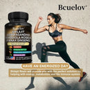 Shilajit Resin Himalaya Capsules - 15250 mg - Combination of Ashwagandha, Ginseng, Cordyceps, Ginkgo, Turmeric - M & M Global