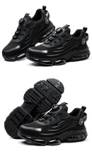 Rotating Button Steel Toe Safety Shoes Men Anti-smash Anti-puncture Work Shoes Breathable Sport Shoes Security Protective Boots