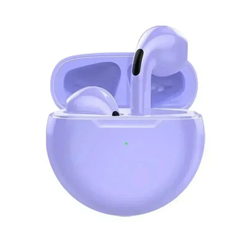 Pro 6 TWS Bluetooth Earphones Wireless Bluetooth Headset Noise Cancelling Earbuds with Mic Pro6 Wireless Headphones for IPhone - M & M Global