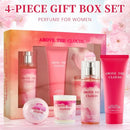 Women's Fragrance Sets 3.4fl.oz Body Mist, 3.4fl.oz Body Lotion, 3oz Candle and 2oz Bath Bomb 4 Pcs ABOVE THE CLOUDS Gift - M & M Global