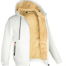 Winter Lambswool Coats Thicken Warm Jackets Long Sleeve Zipper Hoodies Casual Sports Fleece Black Coat Hooded Men's Women Jacket