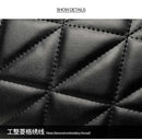 Classic Quilted Detail Square Bag, Solid Color Flap Shoulder Bag, All-Match Chain Bag - M & M Global